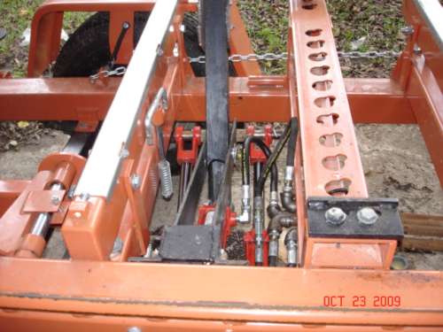 Log turner/clamp
Log turner/clamp installed 
