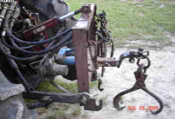 log skidder attachment for 3 point hitch

