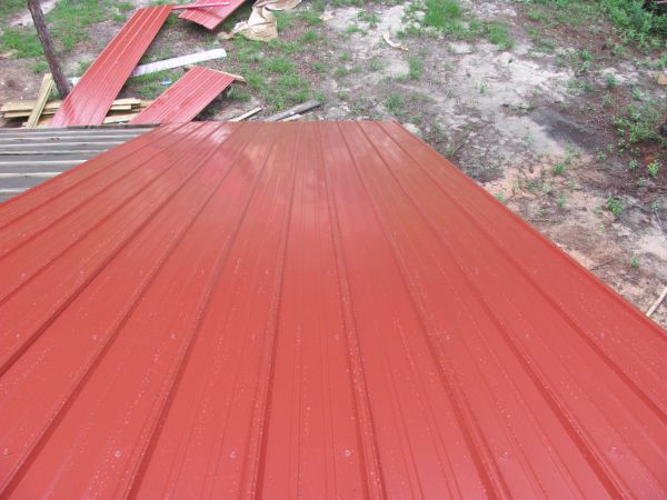 first 3 sheets north
Keywords: metal roofing
