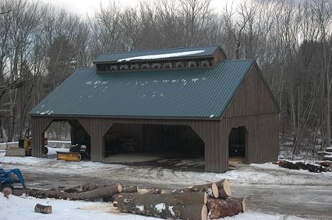 Sawmill in Winter
