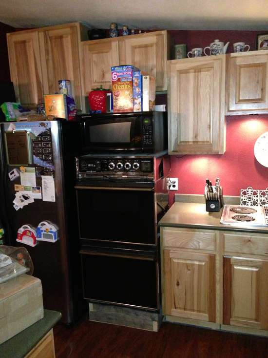 Double Wall Oven Cabinet And Oven Installation In General Woodworking