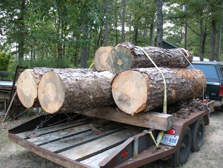 Free logs.
Another salvaged load from the burn lot.
