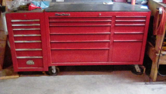 1 Snap On And 1 Blue Point Tool Box In For Sale