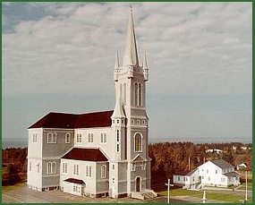 North America's largest wooden building
Church Point Nova Scotia
