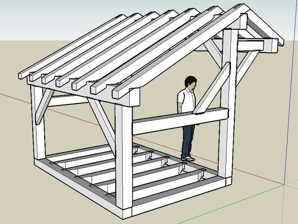 Shed 8x6 plans, woodshed plans, building wood shed roof ...