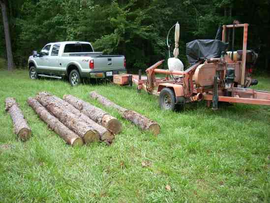 Small job, small logs
