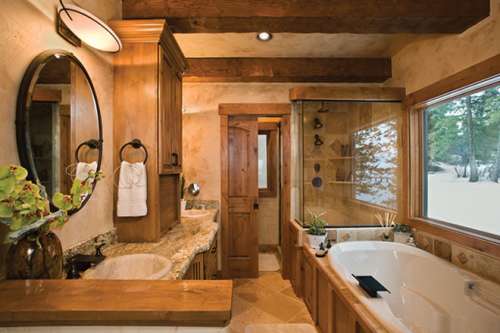 bath4-timber frame home
