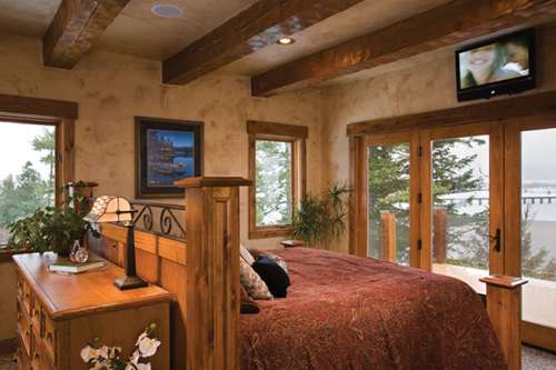 bedroom7-timber frame home
