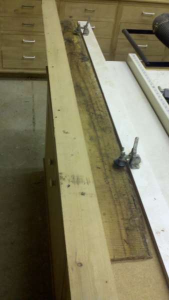 straight edge for truing up boards that need edging
