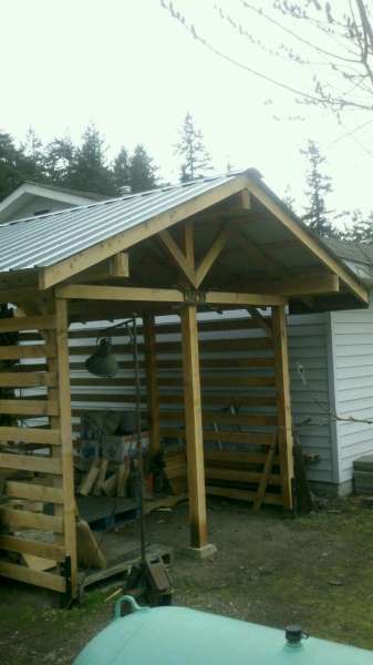 wood shed
