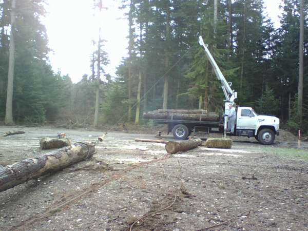 Boom Truck
Yarding logs to truck then pic n load
