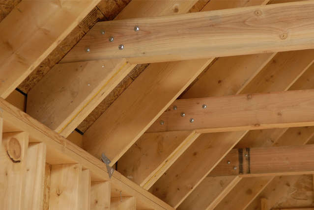 Raised Tie Ceiling Joists In Attached Garage In General Board