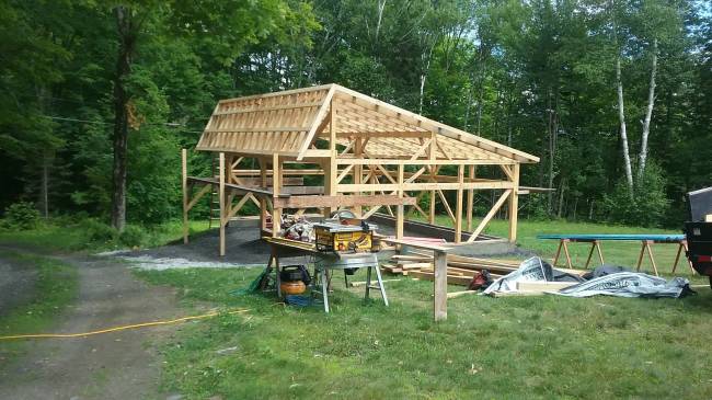 framing close to complete ready for metal
