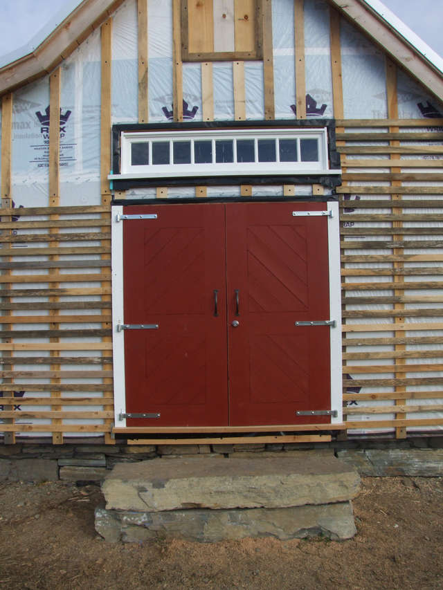 Barn Doors and Transom

