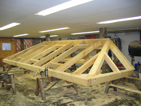 Hip Roof Frame Example
