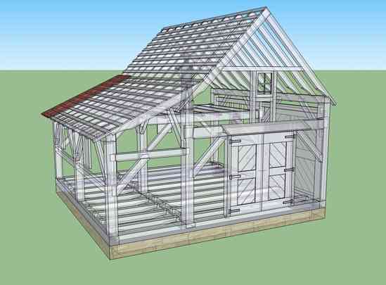 Re: Looking for advice to properly roof my timber frame shed