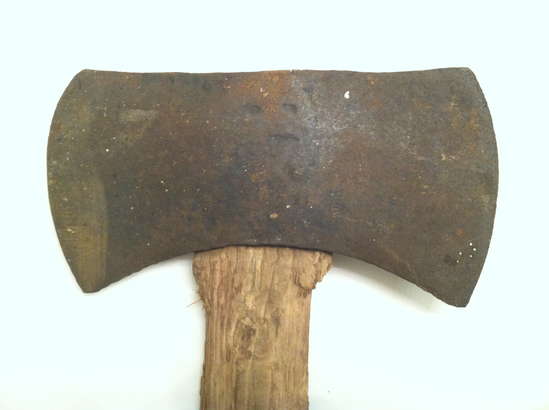 Old axe
Vintage rusted double bit axe 
