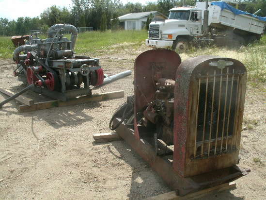 alco planer and old motor
