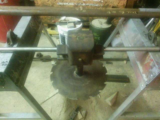 Swing blade mill build in Sawmills
