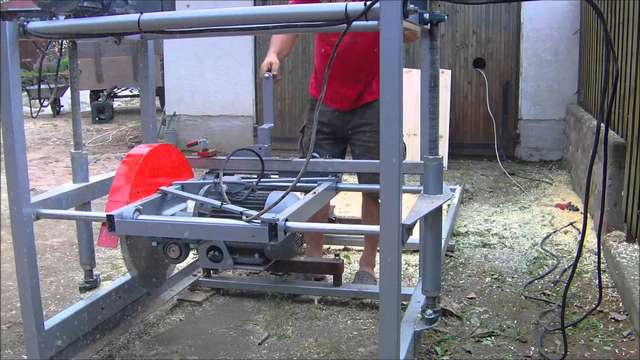Swing blade mill build in Sawmills
