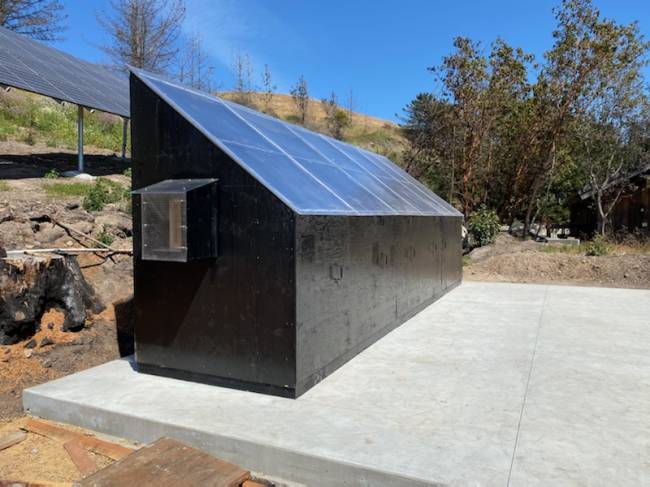 DIY solar kiln, per Dr. Wengert inspiration
